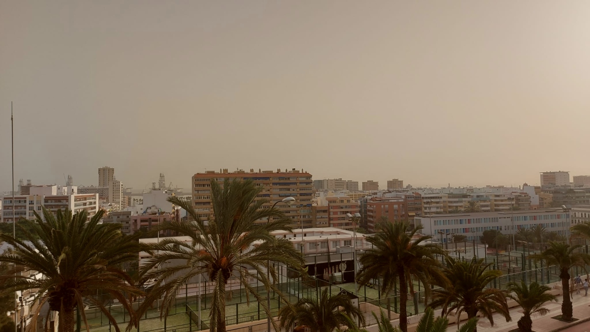La calima en Gran Canaria