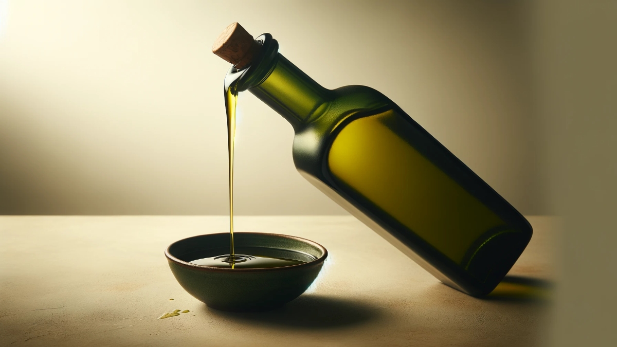 Botella de aceite de oliva