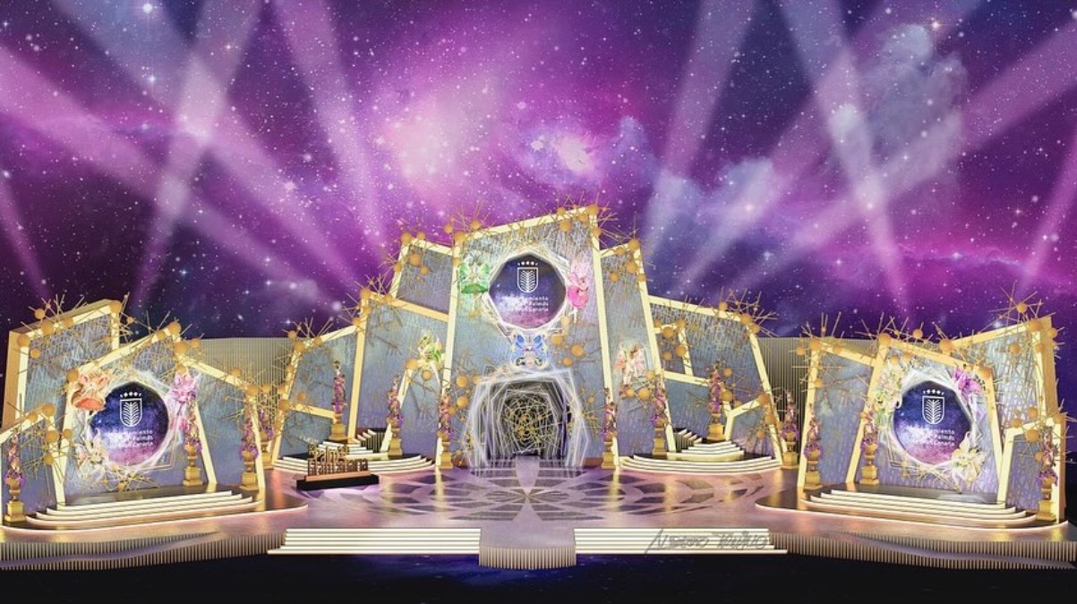 Recreación del escenario del Carnaval de Las Palmas de Gran Canaria (Foto: lpacarnaval)
