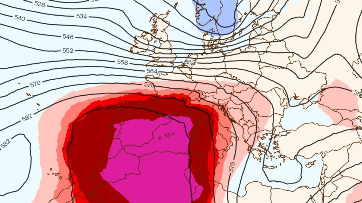 Un anticiclón descomunal en intensidad y duración, con hasta 12°C por encima de los valores normales (Foto: Tomer Burg)
