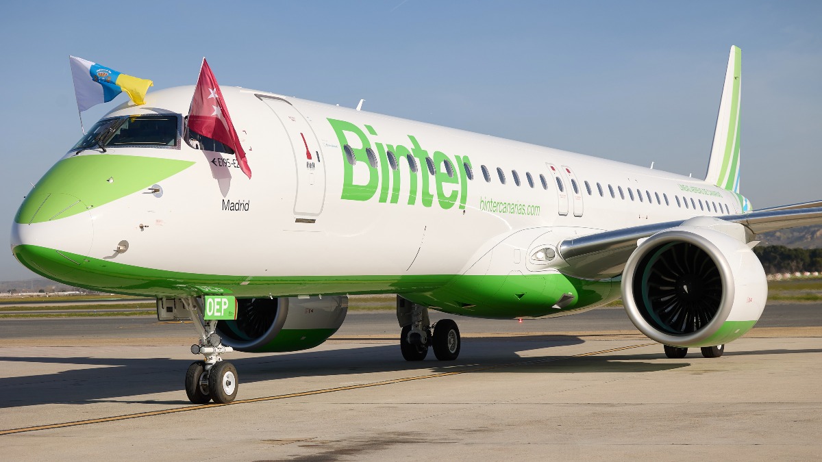 Binter inaugura su nueva ruta de vuelos Canarias-Madrid (Foto: Binter)