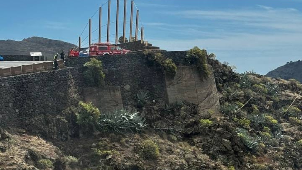 Imágenes del rescate (Foto: área de Seguridad y Emergencias del Gobierno de Canarias)