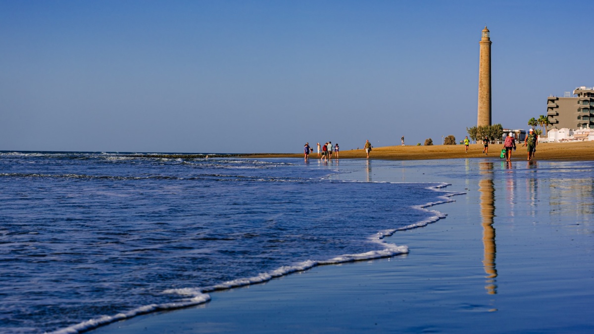 Playa de Maspalomas, en Gran Canaria (Foto: Cabildo de Gran Canaria)