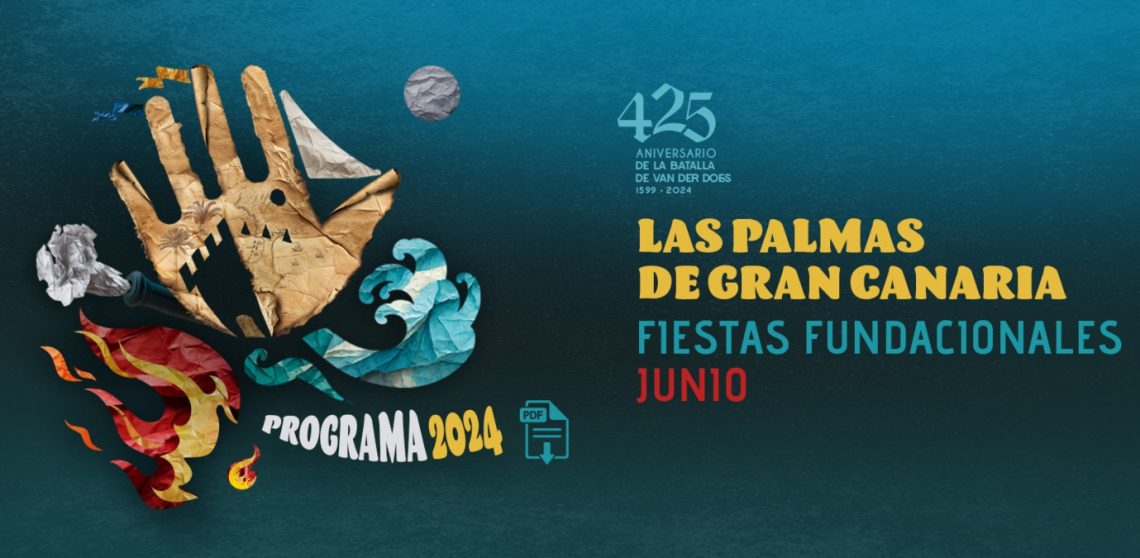 Programa de las fiestas fundacionales de Las Palmas de Gran Canaria 2024 (Foto: LPA Cultura)