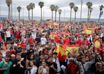 Pantalla gigante para ver la final de la Eurocopa 2024 en Las Palmas de Gran Canaria