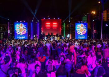 Zonas de chiringuitos del Carnaval de Las Palmas de Gran Canaria (Foto: lpacarnaval.com)
